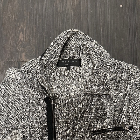 Rag & Bone Gray and Black Knit Jacket size small - Picture 2 of 5